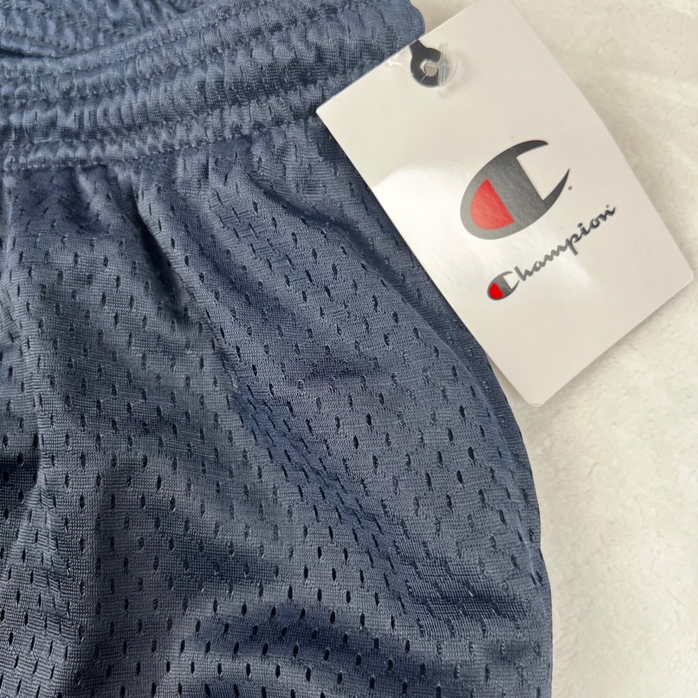 Champion Mens Navy Blue 9 Inch Classic Mesh Shorts 81622 Large NWT